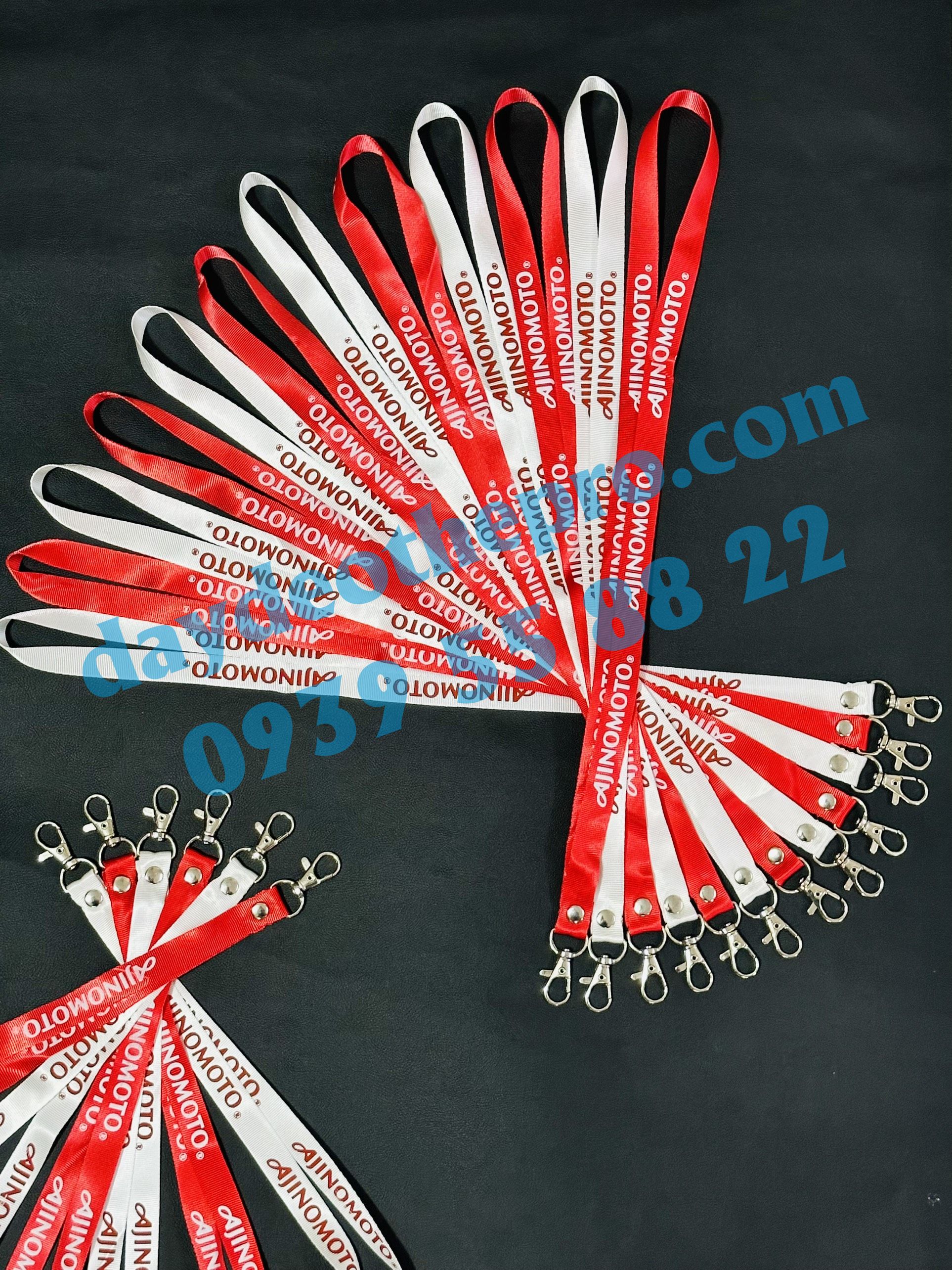 Dây đeo thẻ in lưới (in lụa) Dây đeo thẻ in lưới (in lụa)